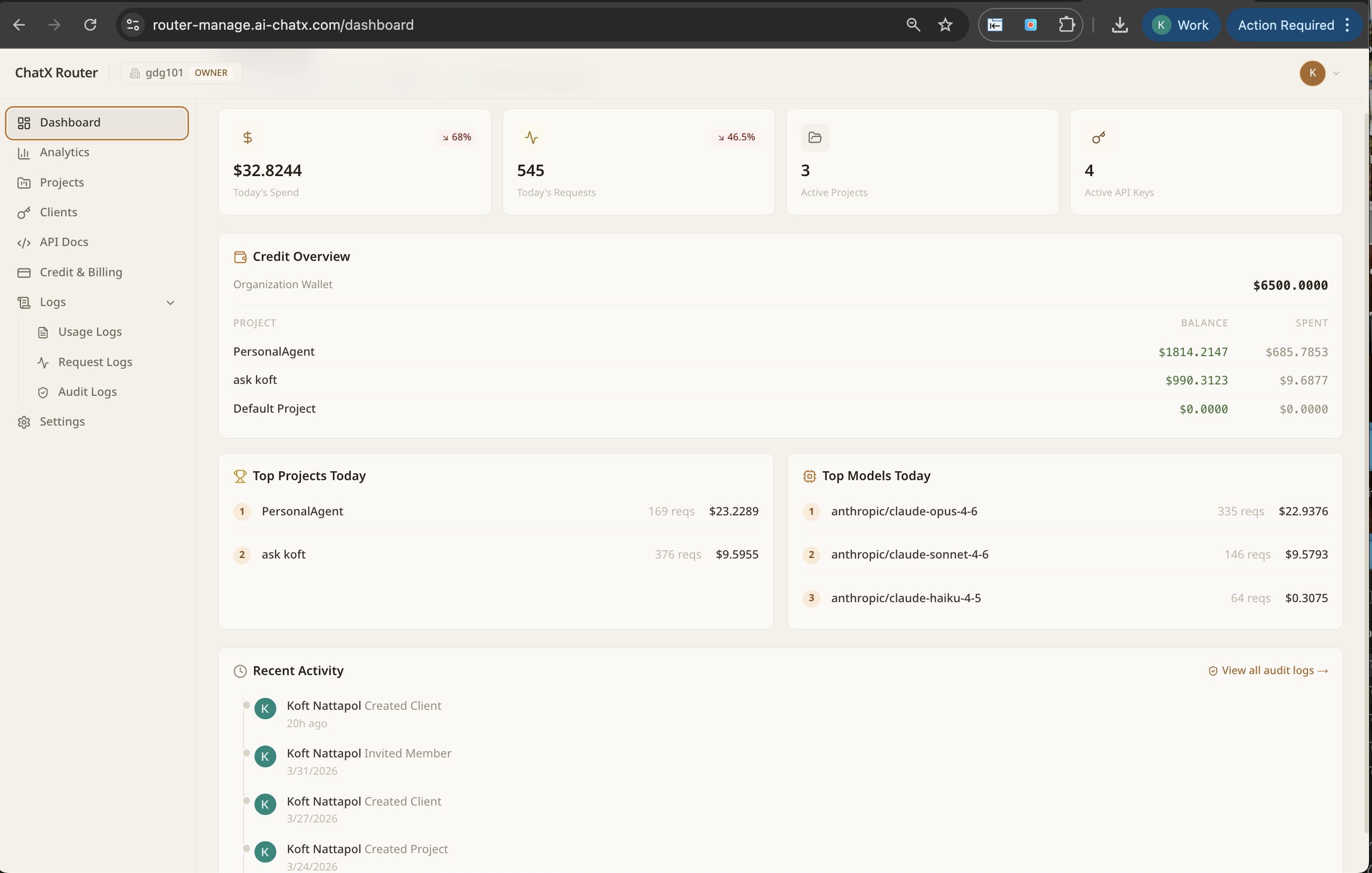 API Docs — OpenAI, Anthropic, LangChain examples